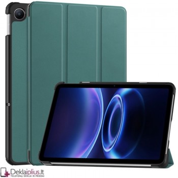 Dirbtinės odos atverčiamas dėklas - žalias (Xiaomi Redmi Pad 2 (9.7)